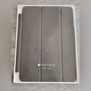 Apple iPad Mini 4 Smart Cover + Silicone Case - Gray w/boxes